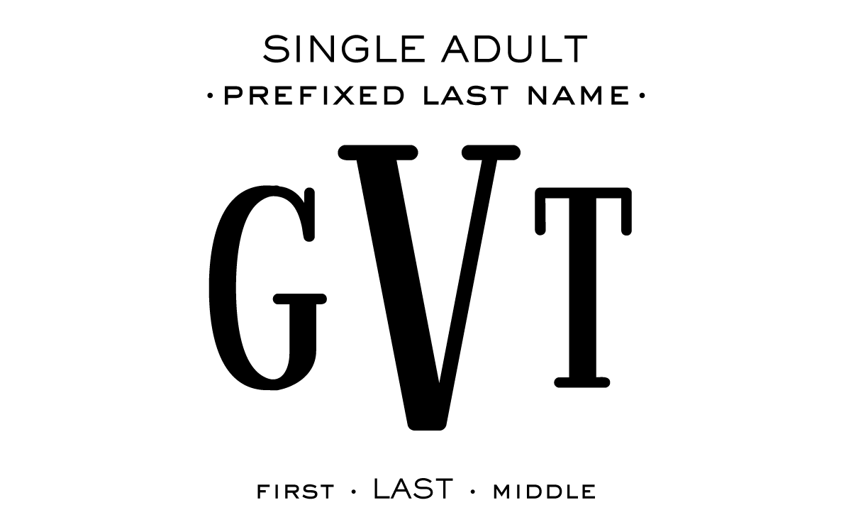 Single Adult - Prefixed Van